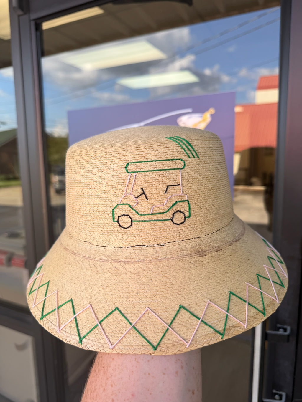 Bucket - Natural Palm - Golf Cart