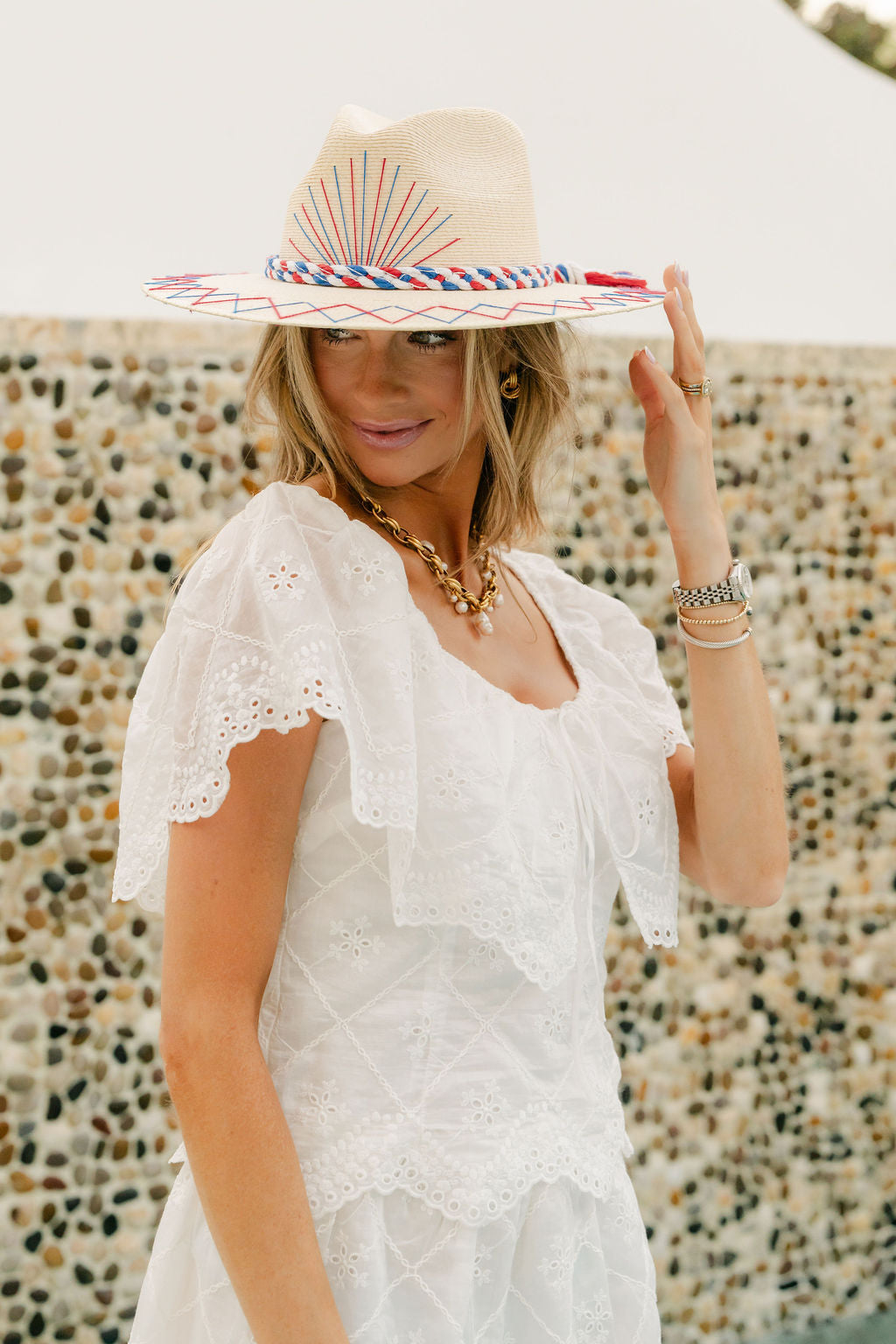White Palm - American Flag
