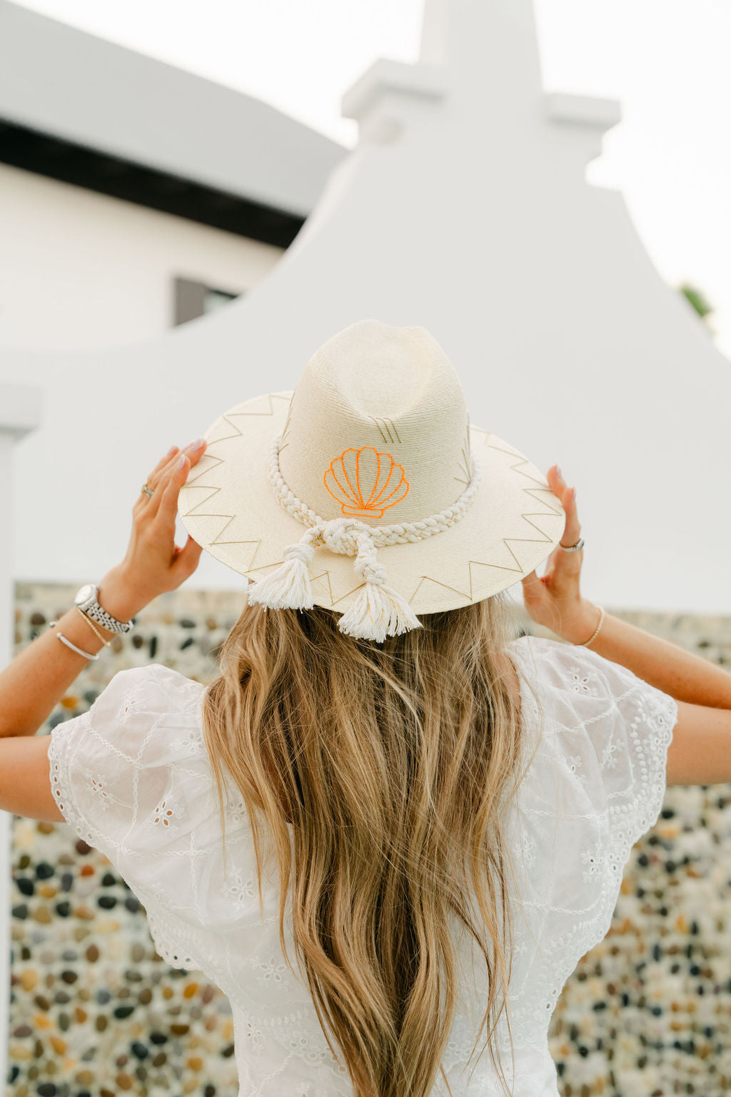White Palm - Cabo Agave - Orange Shell
